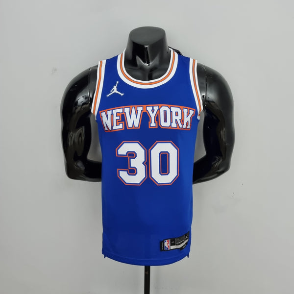 Camisa NBA NY Knicks #30 Randle - 75° Aniversário Limited Blue