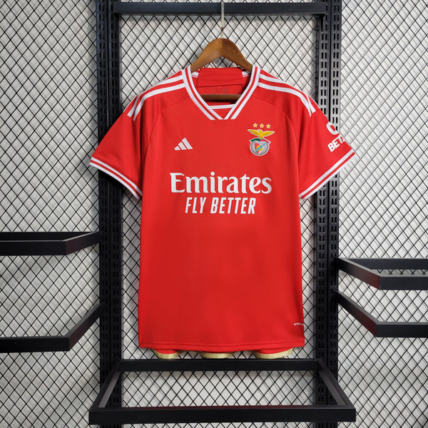 Camisa Benfica Home  23/24 - Adidas Torcedor Masculina - Lançamento