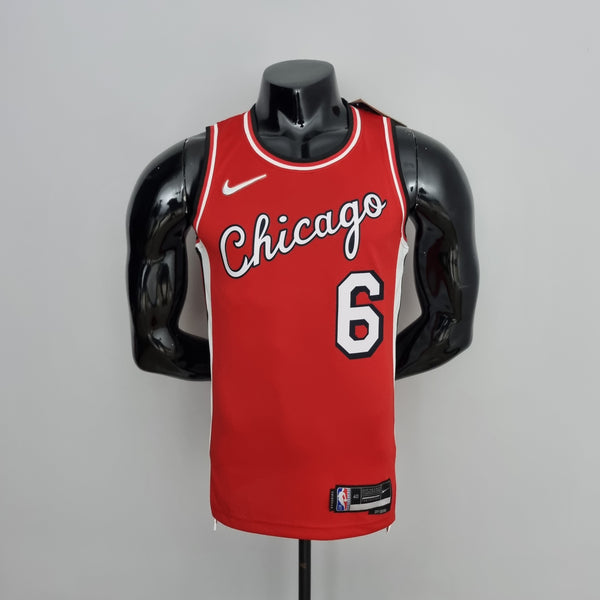 Camisa NBA Chicago Bulls #6 Caruso - 75° Aniversário Red